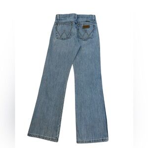Wrangler Retro Relaxed Boot BRT200W Light Wash Western Cowboy Jeans boys size 11